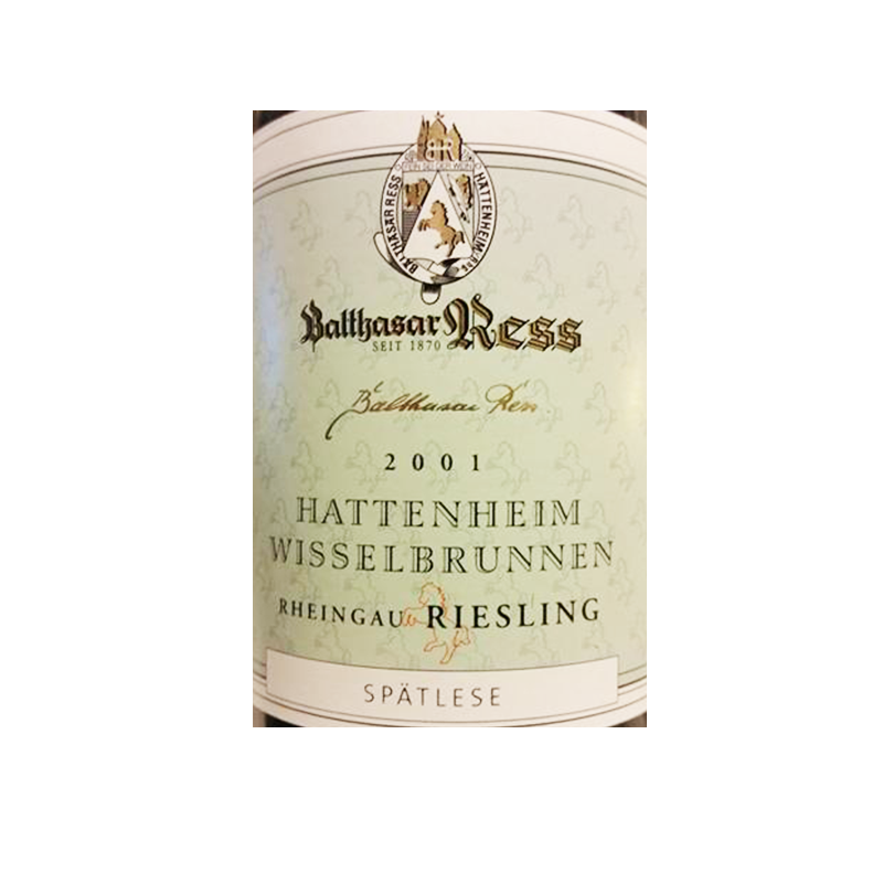 Balthasar Ress Hattenheim Wisselbrunnen Riesling Spätlese 1990